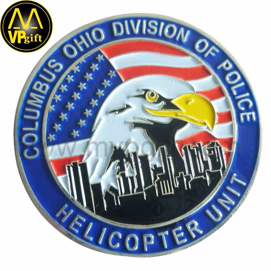 Wholesale Military Challenge Coins with Custom Soft Enamel Logo Souvenir Coins (coin-136)