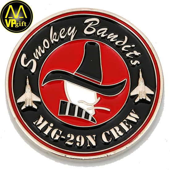 Wholesale Military Challenge Coins with Custom Soft Enamel Logo Souvenir Coins (coin-136)